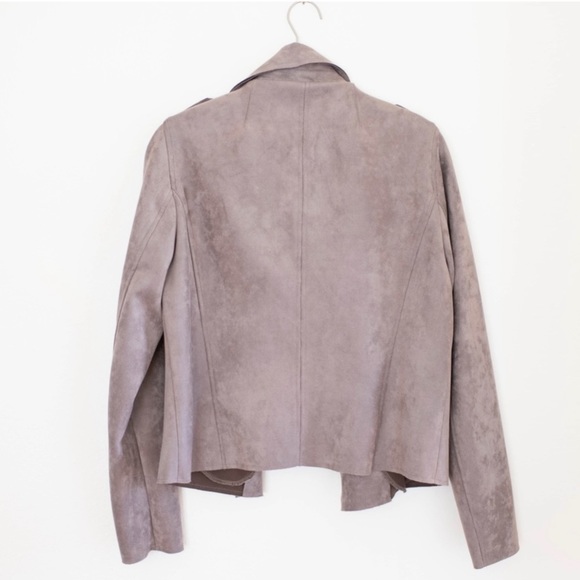 NWOT Kut from Kloth gray motto jacket. Size small. Suede feel. Sale🤩🤩🥳🥳 - Picture 3 of 9